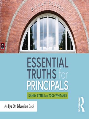 cover image of Essential Truths for Principals